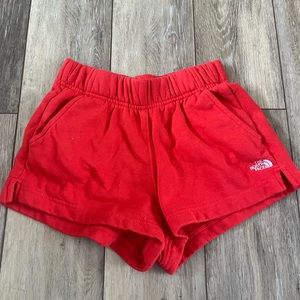 North face sweat shorts